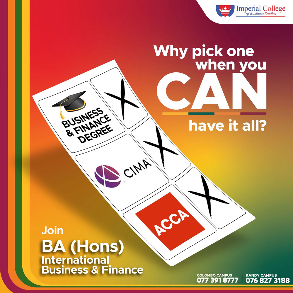 Specialize in Business & Finance with Imperial College of Business Studies