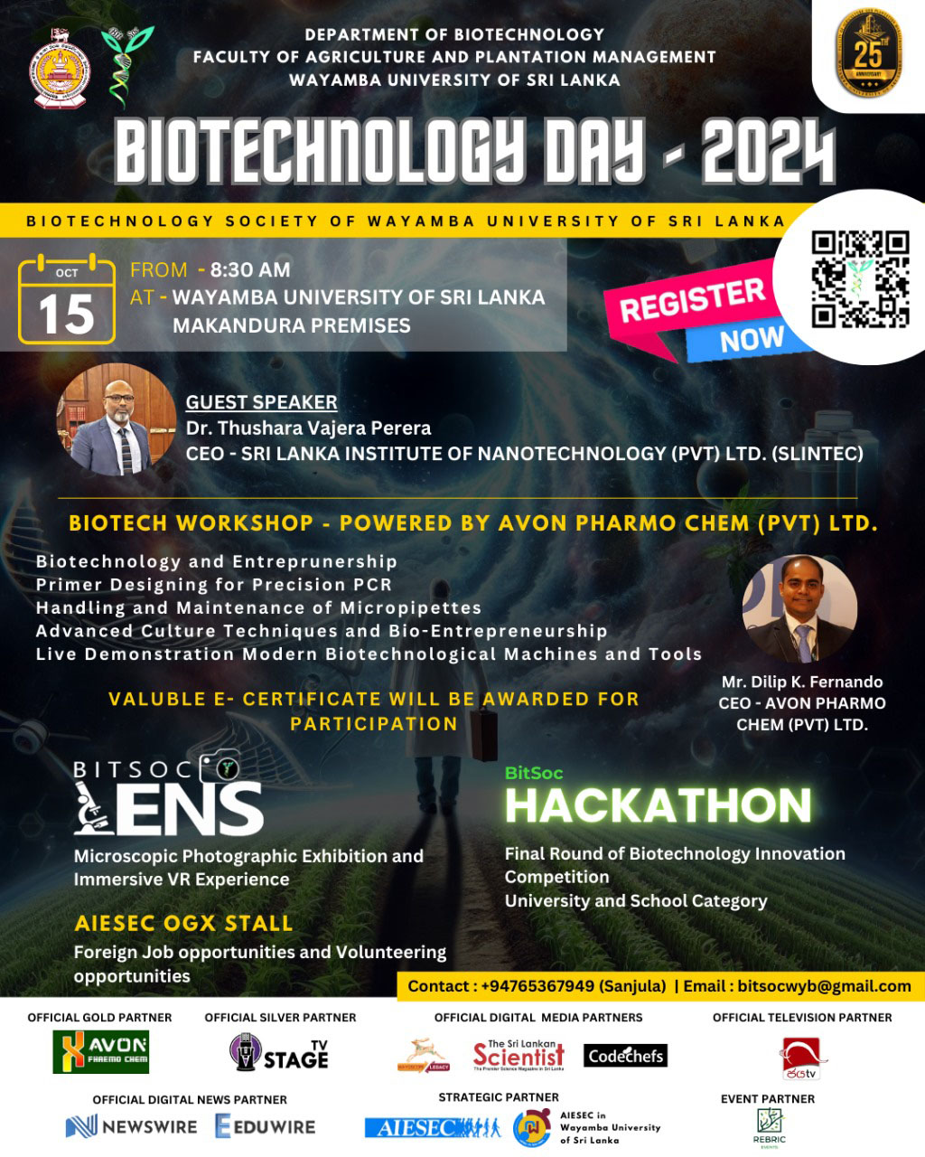 Wayamba University’s Biotechnology Day 2024: Unlocking Innovations in Science and Agriculture!