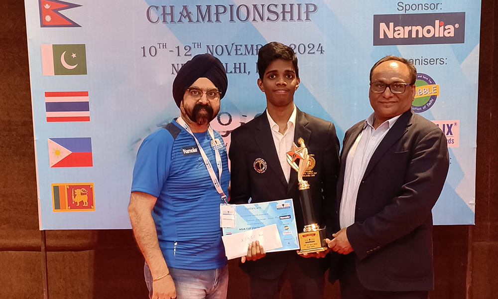 Gateway’s Adheesha and Imad win World and Asian Youth Scrabble Championships