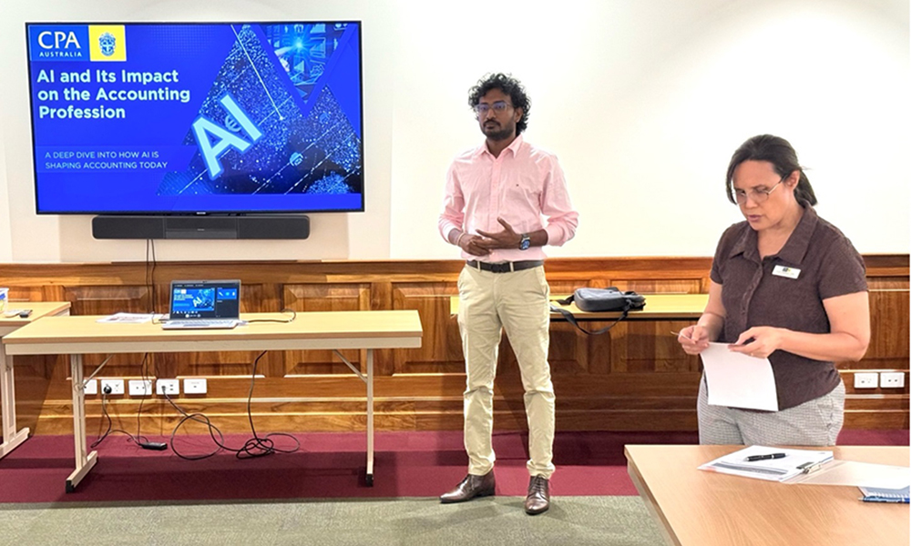 Sri Lankan AI Engineer Chameera De Silva Explores the Transformative Power of AI in Accounting for CPA Members.