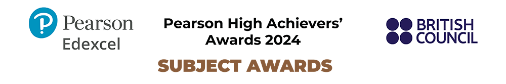 Pearson High Achievers’ Subject Awards 2024