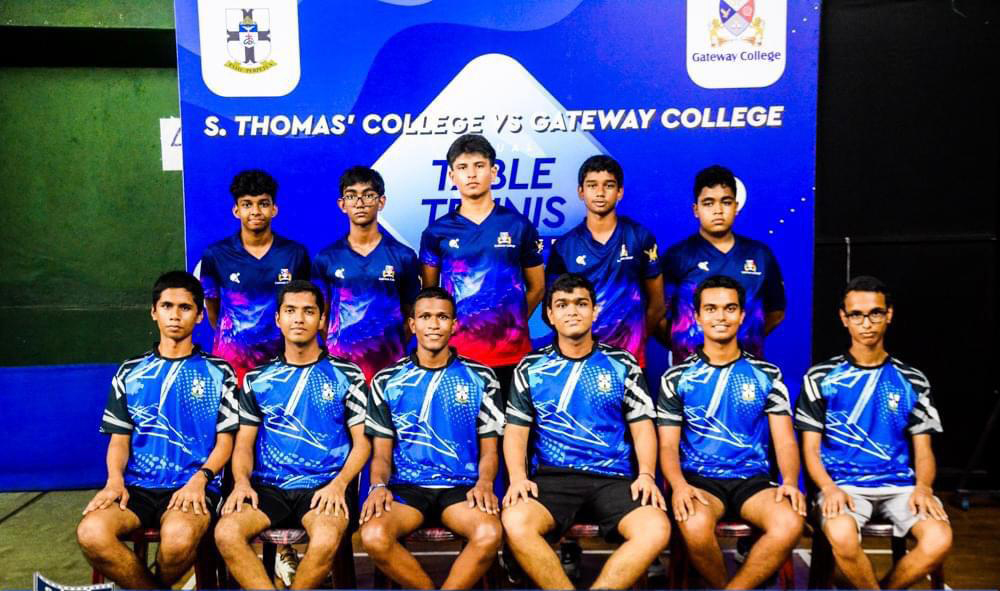 S. Thomas’ Mount Lavinia and Gateway Commence Annual Table Tennis Encounter