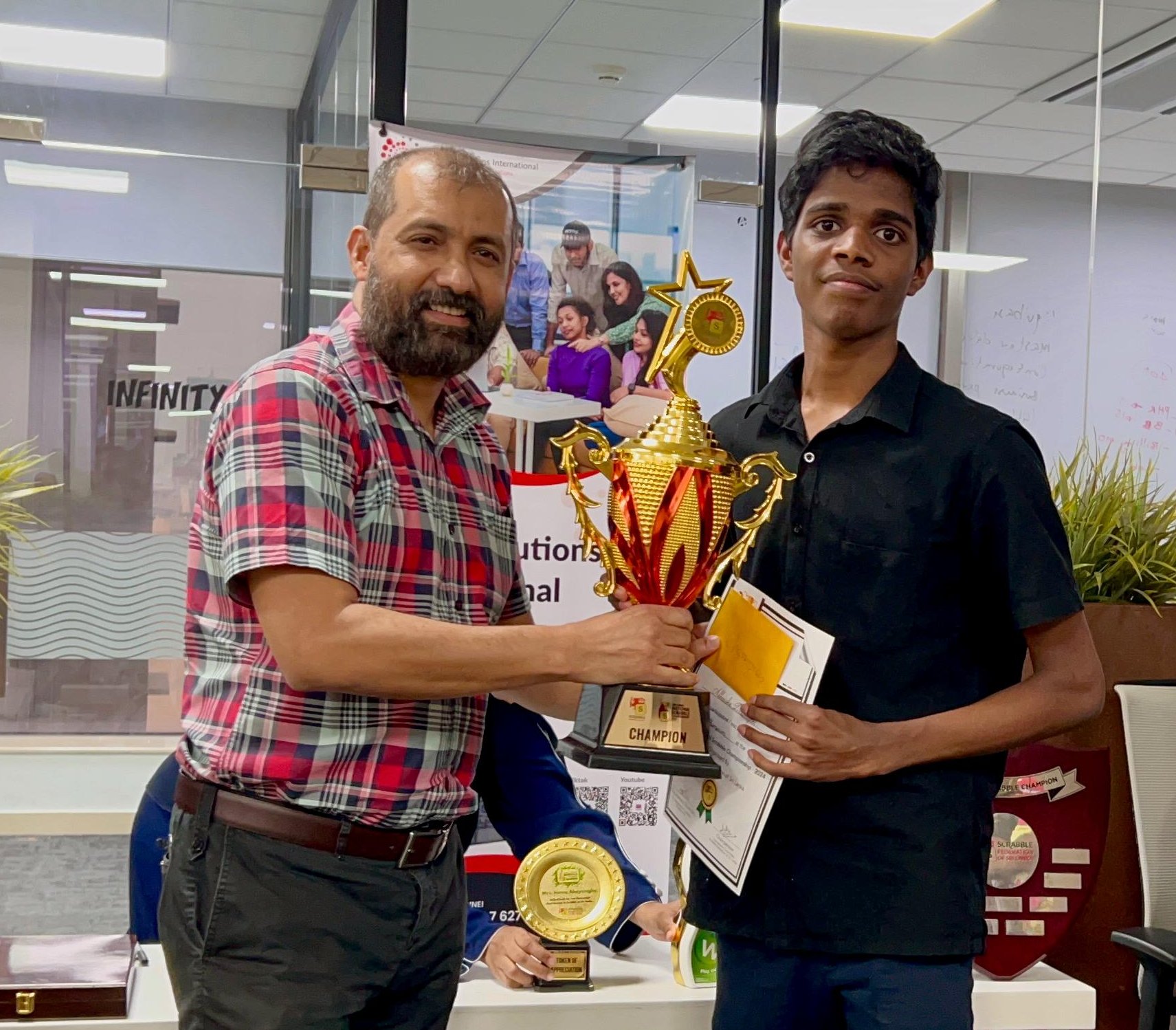 Gateway’s Adheesha Wins National Scrabble Championship